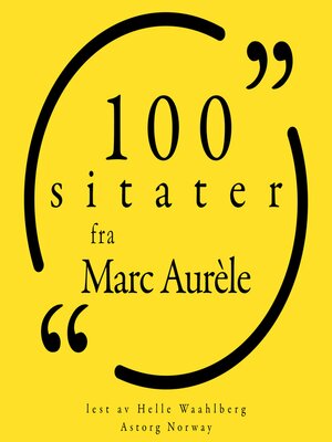 cover image of 100 sitater fra Marco Aurélio